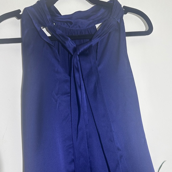 Ramy Brook Royal Blue Halter Blouse - Picture 2 of 4